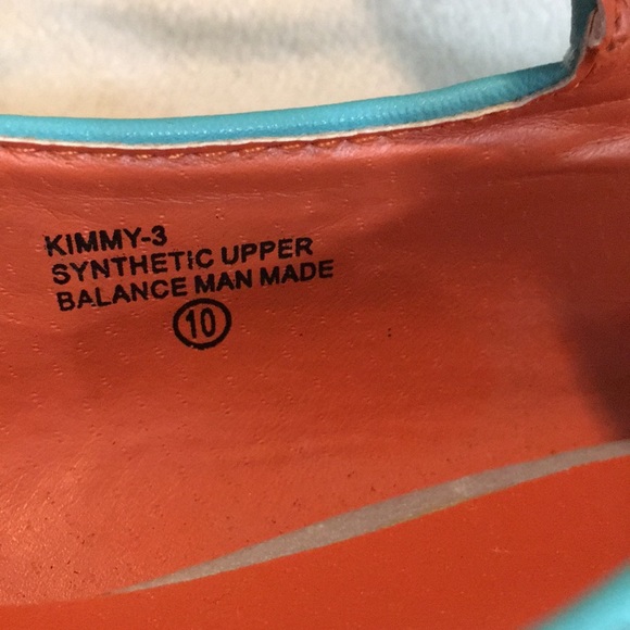 Teal buckled heels by CHASE + CHLOE, size 10 - Picture 5 of 6